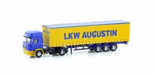 MiNis LC4069 - N - MAN F90 Gardinenplanen-Sattelzug LKW Augustin
